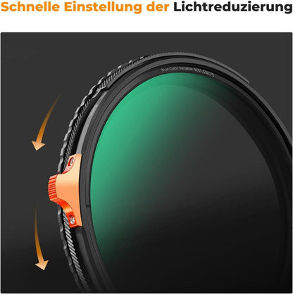 82mm ND&CPL Filter für Videoaufnahmen - K&F Concept Nano-X True Color