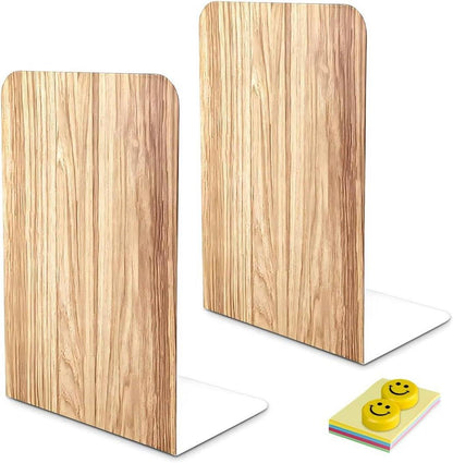 Qualsen Metall Buchstützen Vintage 1 Paar Bücherhalter Bookends 17 x