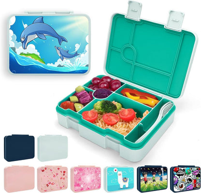 Brotdose mit Fächern 1300ml Bento-Box Auslaufsicher Jausenbox