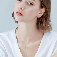 925 Sterling Silber Huhn Mama Herz Anhänger