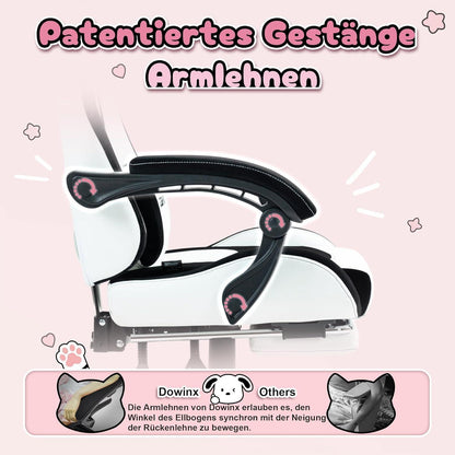 Dowinx Gaming Stuhl Süße Hund Edition Ergonomisch Hoher