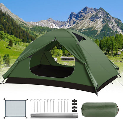 Ultraleichtes Camping Zelt Kuppelzelt für 2-3 Personen wasserdicht