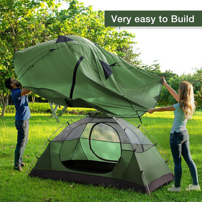 Ultraleichtes Camping Zelt Kuppelzelt 2-3 Personen Wasserdicht UV-Schutz 3-4