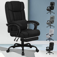 Ergonomischer Bürostuhl mit Fußstütze und hoher