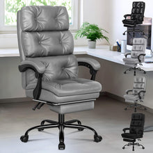 Ergonomischer Bürostuhl mit Fußstütze und hoher