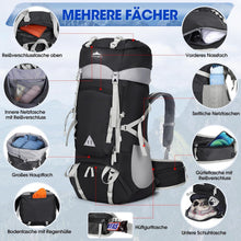 Wanderrucksack 60L Herren Damen Trekkingrucksack Wasserdicht