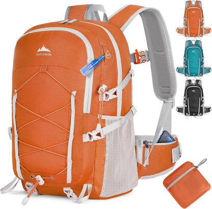 Wanderrucksack 40L Wasserdicht Leicht Faltbar Trekking Bergsteigen