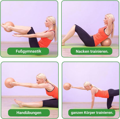 Gymnastikball 25cm Yoga Pilates-Ball Baby Soft Rutschfester Weicher