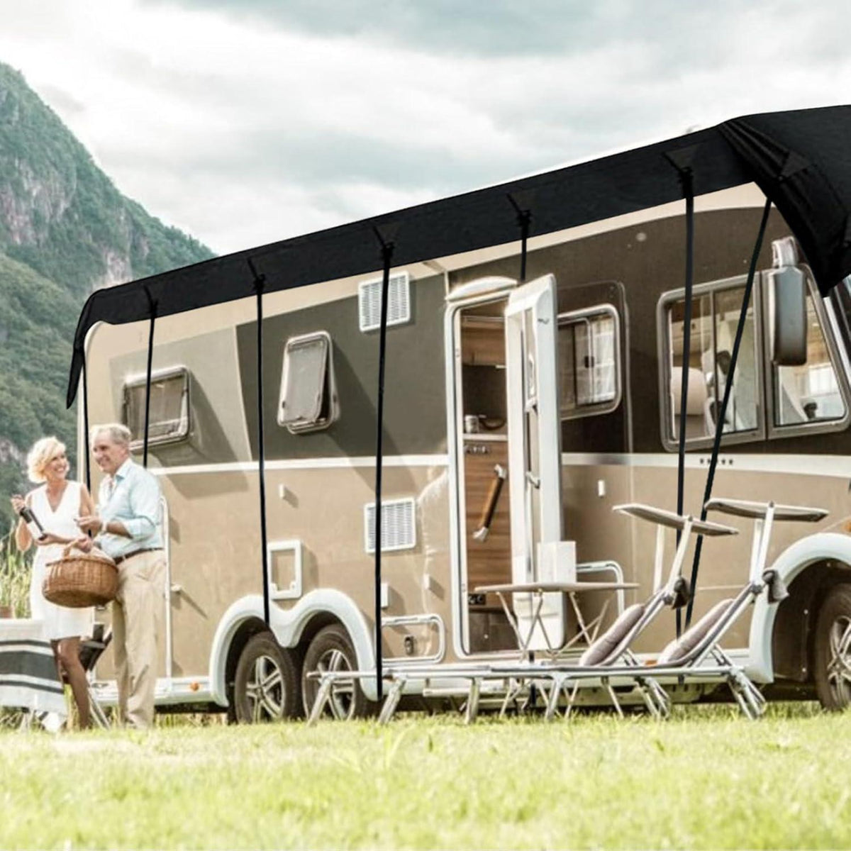 Wohnmobil Abdeckung 7.5 x 3m – Wasserdicht & UV-Schutz