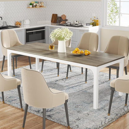 Industrietisch Esstisch Eiche für 6-8 Personen 200x70 cm