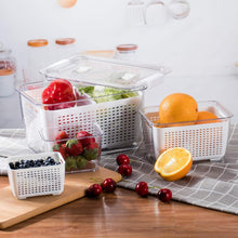 Luxear Frischhaltedosen Obst Gemüse Set 3-tlg. BPA frei