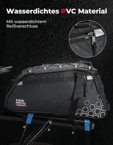 Fahrradtasche Wasserdicht Reflektierend 13L Gepäckträger
