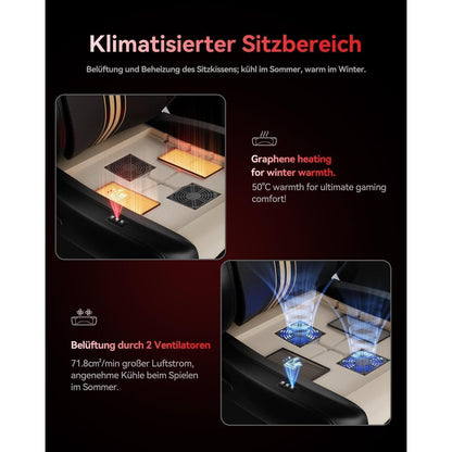 Gaming Stuhl AutoFull M6 mit 3D-Armlehnen und