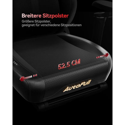 AutoFull M6 Gaming Stuhl mit Sitzbelüftung/Heizung & 6D