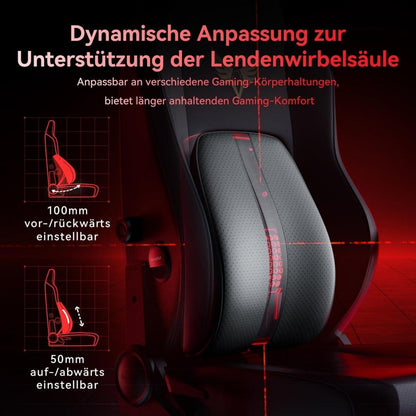 Gaming Stuhl M6 mit integrierter Belüftung/Heizung & dynamischer