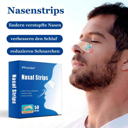 Nasenpflaster Schnarchstopper Nose Strips Besser Atmen Nasenspreizer (50