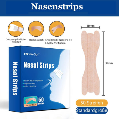 Nasenpflaster Schnarchstopper Nose Strips Besser Atmen Nasenspreizer (50