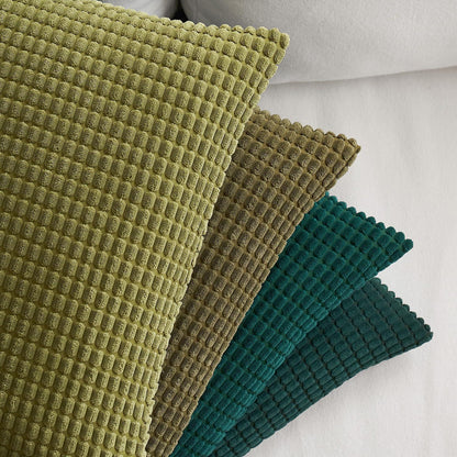 Kordsamt Kissenbezug Set Granulat 4er Sofakissen 40x40 cm