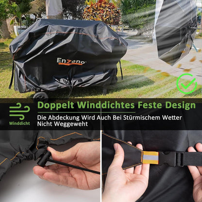 Grillabdeckung wetterfest 120x60x120cm Gasgrill schutzhülle
