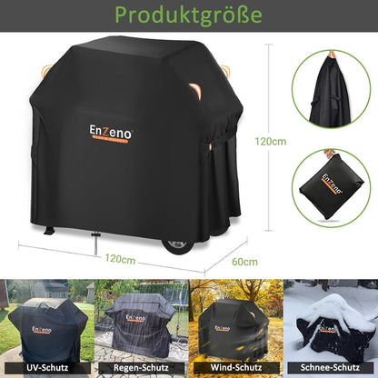 Grillabdeckung wetterfest 120x60x120cm Gasgrill schutzhülle