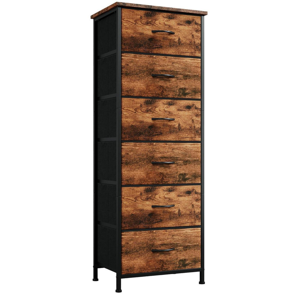 Kommode mit 6 Stoffschubladen – Schlafzimmer, Wohnzimmer, Flur