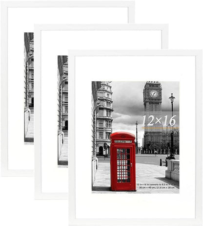 Bilderrahmen Set für Fotos 21,6 x 27,9 cm oder 30,5 x 40,6 cm - 3er