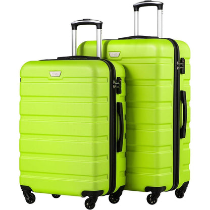 Premium Koffer Set 2tlg (M+L) Apfelgrün – Hartschale mit TSA-Schloss