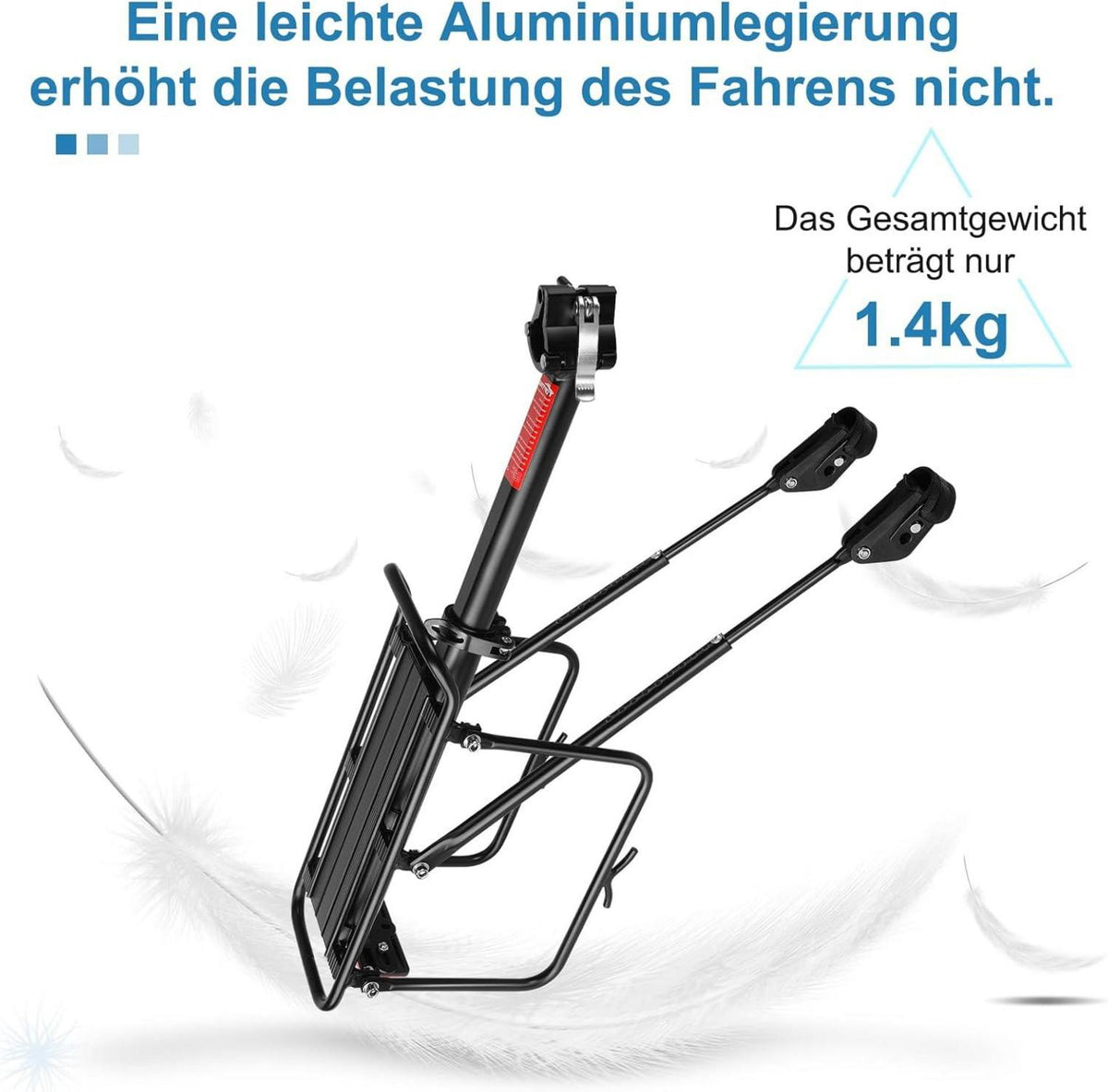 Toptrek Gepäckträger Mountainbike 24-29 Zoll Fahrrad