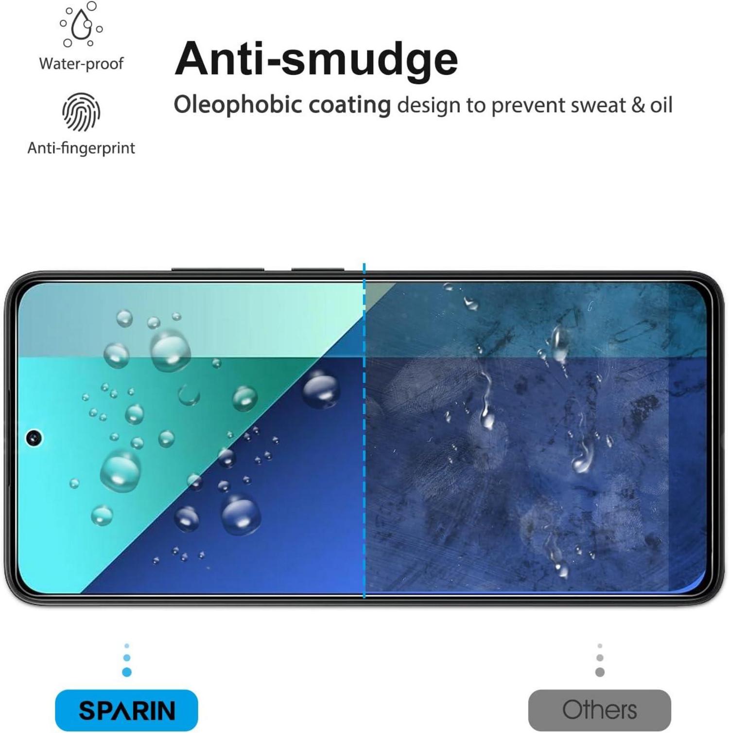Panzer Schutz Glas Xiaomi Redmi Note 13/13 Pro 6,67 Zoll 9H Härte HD Displayfolie