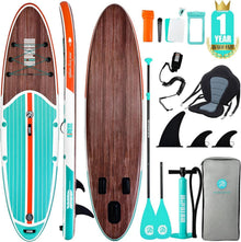 Niphean Stand up Paddle Board inkl. SUP Zubehör 320cm Wood Grain