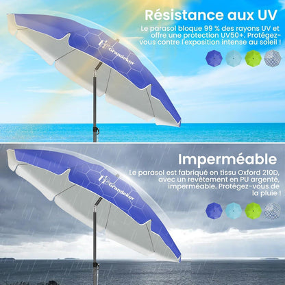 Günstiger Sonnenschirm 180cm Strand Strandschirm Balkon
