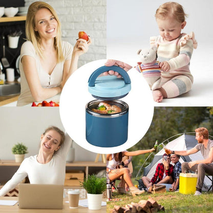 Thermobehälter 1L Essen warmhalten Lunchbox Isolierbehälter
