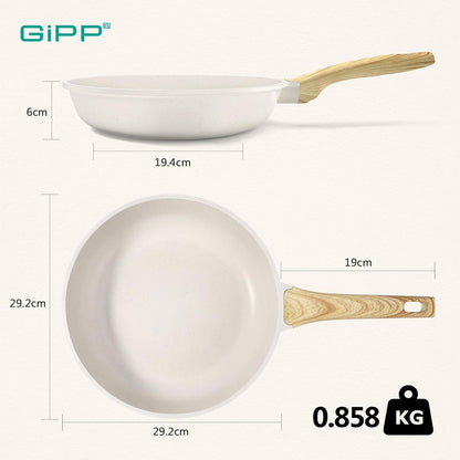GiPP Bratpfanne 28 cm Induktion Granit Antihaft
