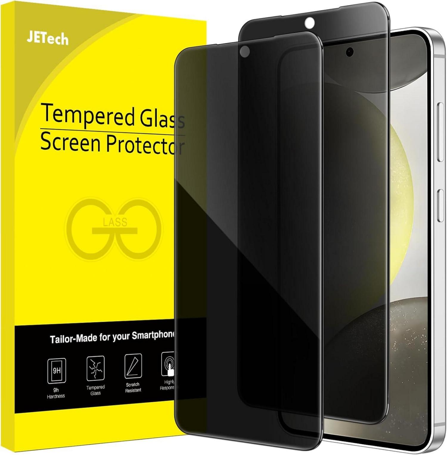 JETech Sichtschutz Galaxy S24+ Plus 5G 6,7 Zoll Gehärtetes Glas 2