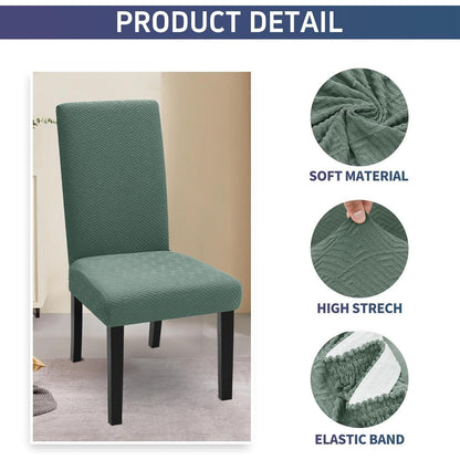 Stuhlhussen 4er Set Stretch – Universal Sitzbezug für Stühle