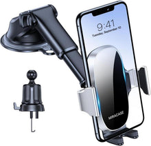 Handyhalterung Auto Universal Saugnapf Metallhaken lüftung