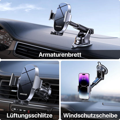 Auto Handyhalterung, Universal Kfz Halterung Saugnapf