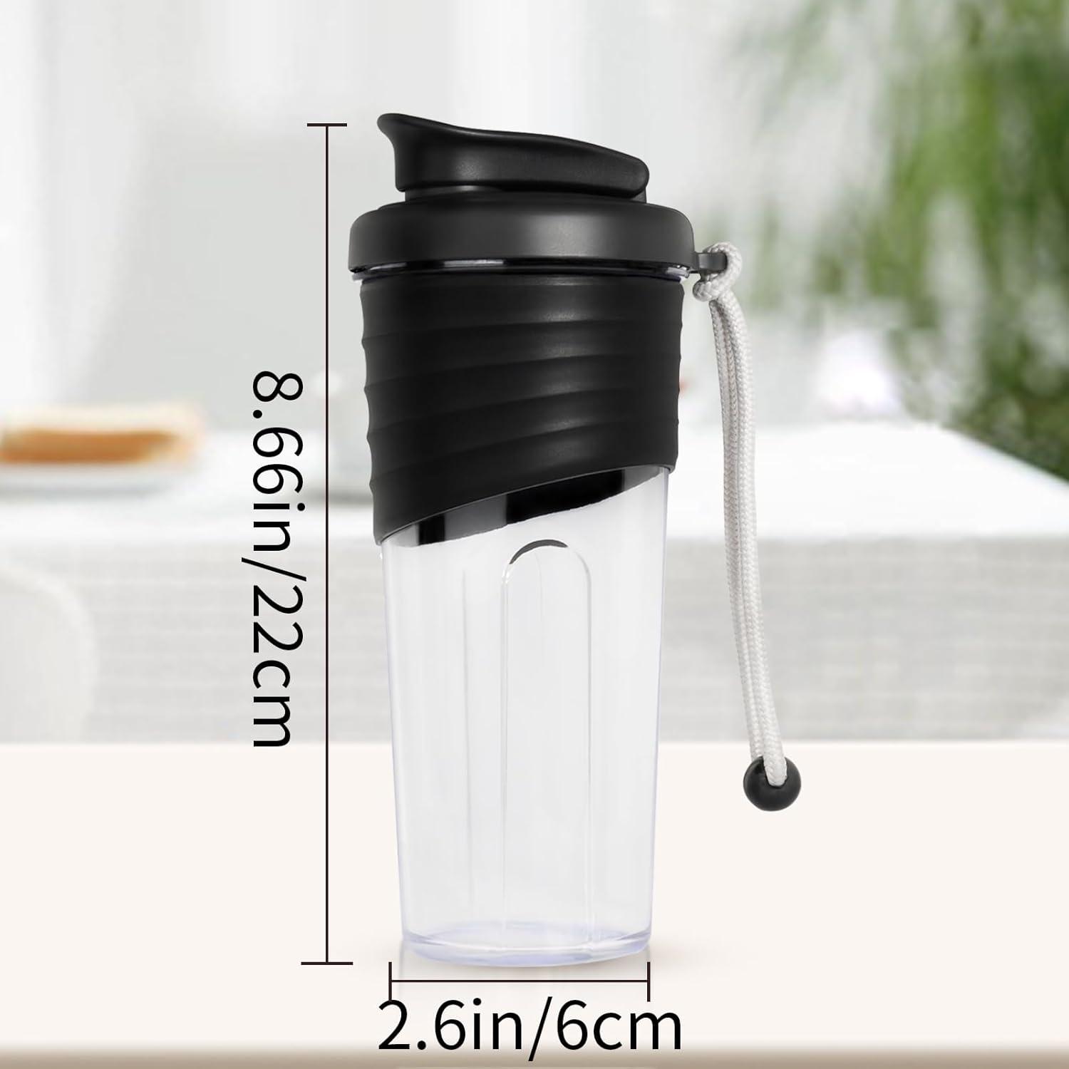 Protein Shaker 700ml BPA-frei Silikongriff Fitness Flasche Schwarz