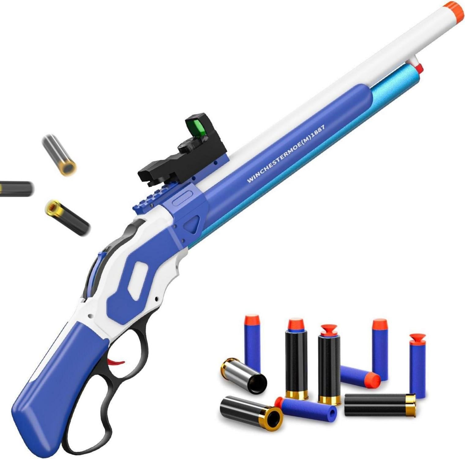 Schaumstoff Schrotflinte mit Leergeschoss und Softdarts