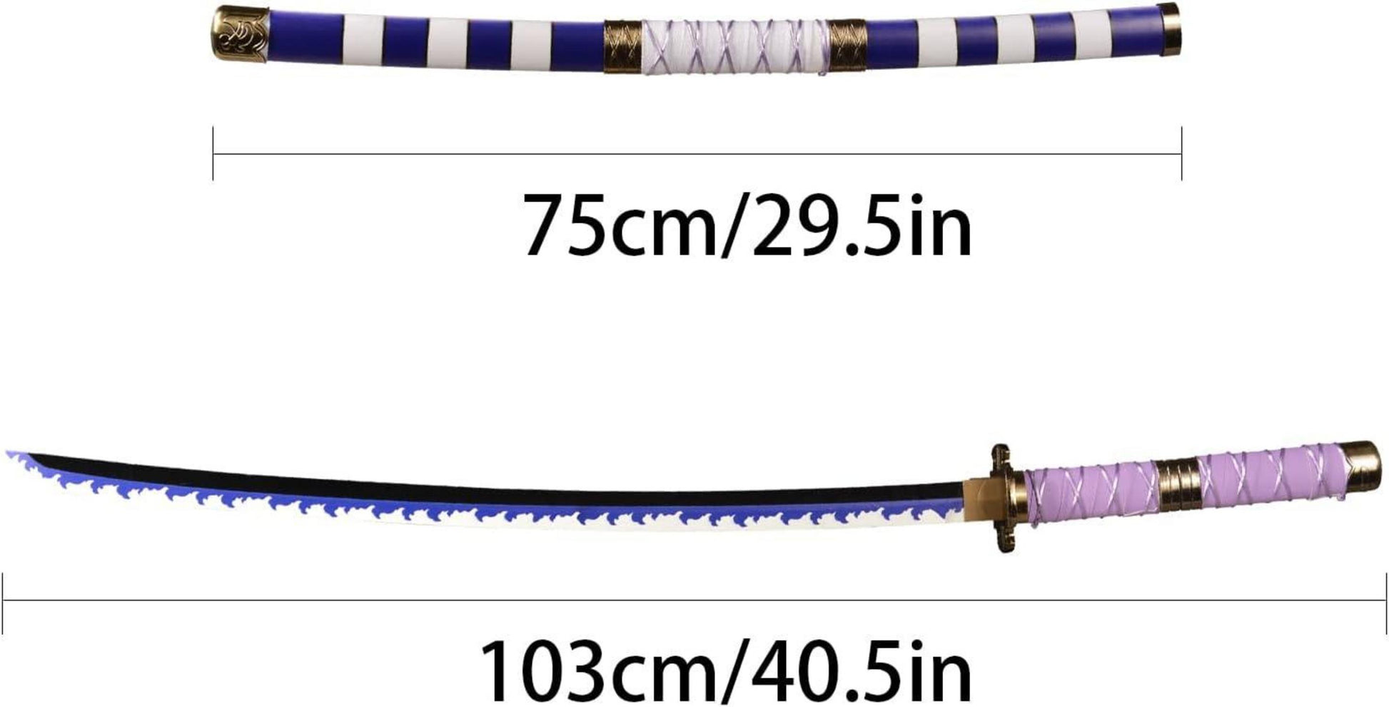 Anime Bambus Schwert Katana 103cm Cosplay Roronoa Zoro