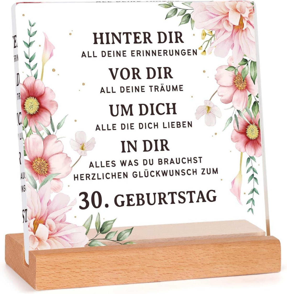 Personalisierte 30. Geburtstag Holzschilder Geschenke für Frau