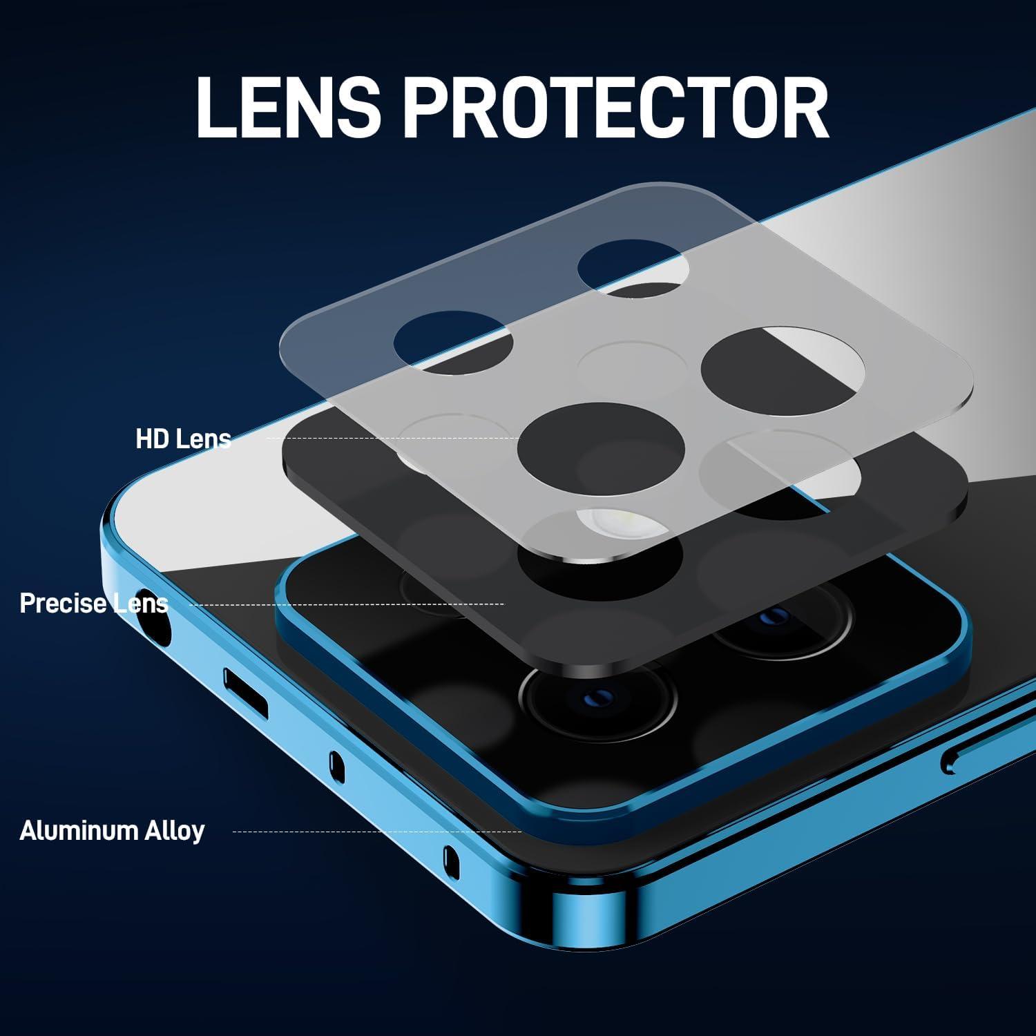 Handyhülle für Xiaomi Redmi Note 13 Pro Plus 360 Grad Schutz Blau