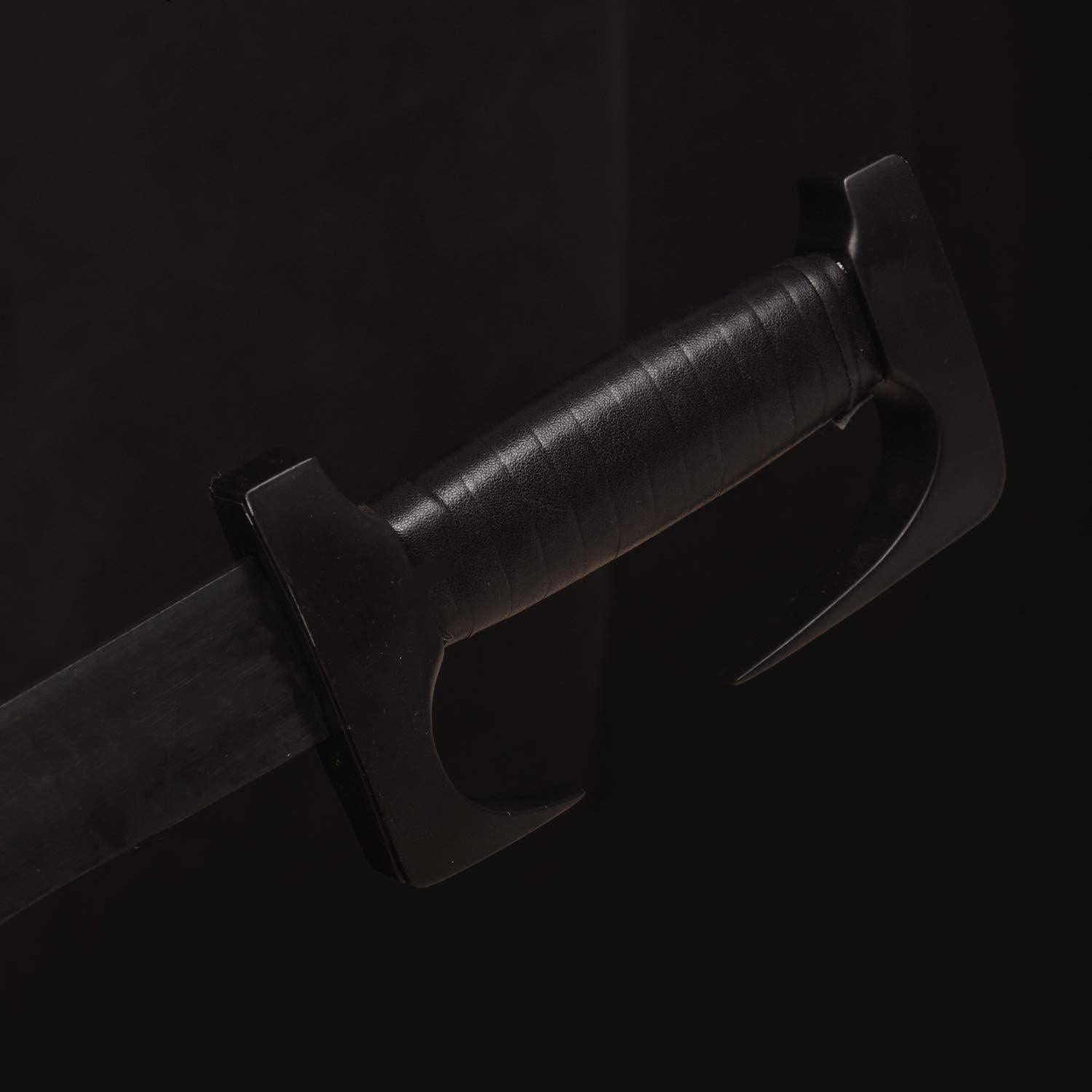 LQZJG 300 Spartan Warrior Film Replica Schwert Kohlenstoffstahl Schwarz 76cm