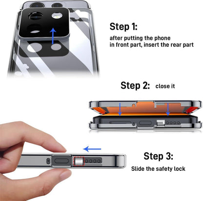 Xiaomi Redmi Note 13 5G Hülle Adsorption Aluminiumrahmen