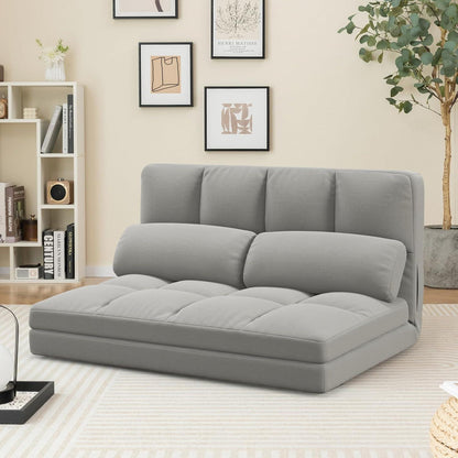 GOPLUS Schlafsessel mit Verstelllehne – 3in1 Sofa für Wohnzimmer