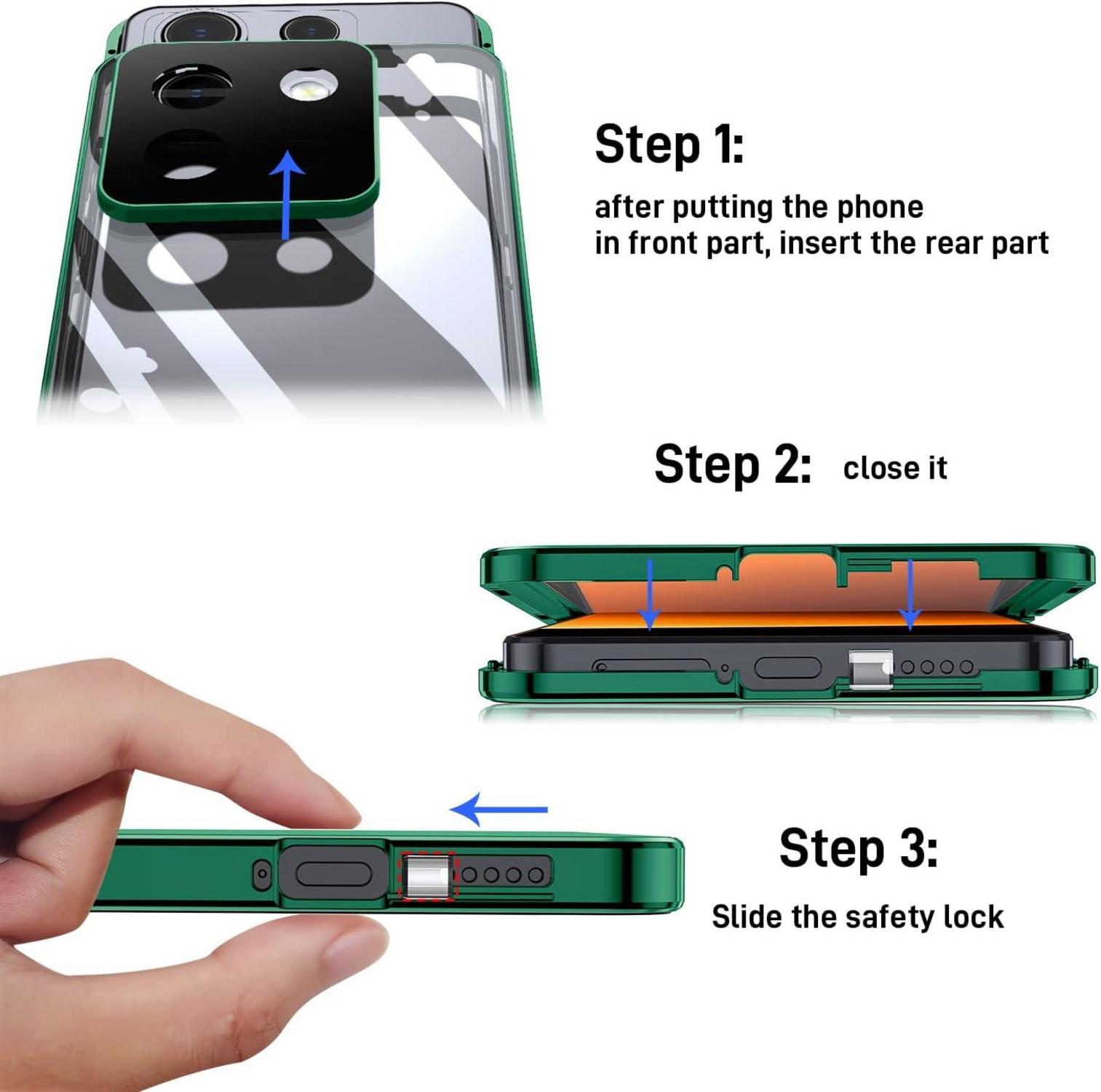 Magnetische Adsorption Hülle für Xiaomi Redmi Note 13