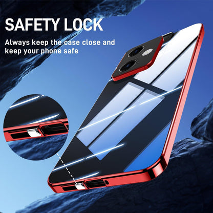 Schwarze Magnetische Adsorption Hülle für Xiaomi Redmi Note 13 Pro Plus 360 Grad