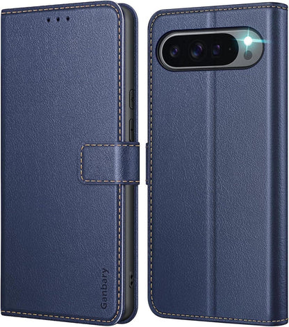 Google Pixel 9 Pro XL Handyhülle Leder Klapphülle mit