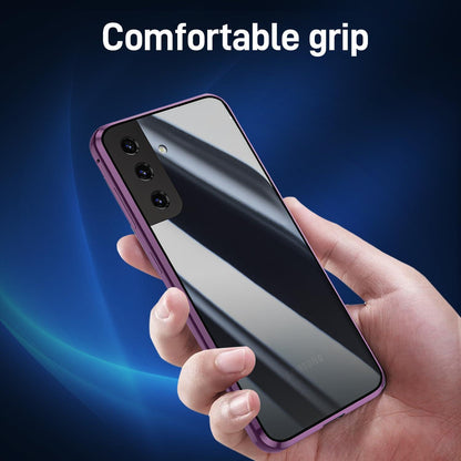 Magnetische Adsorption Handyhülle Samsung Galaxy S24 360 Grad Schutz lila