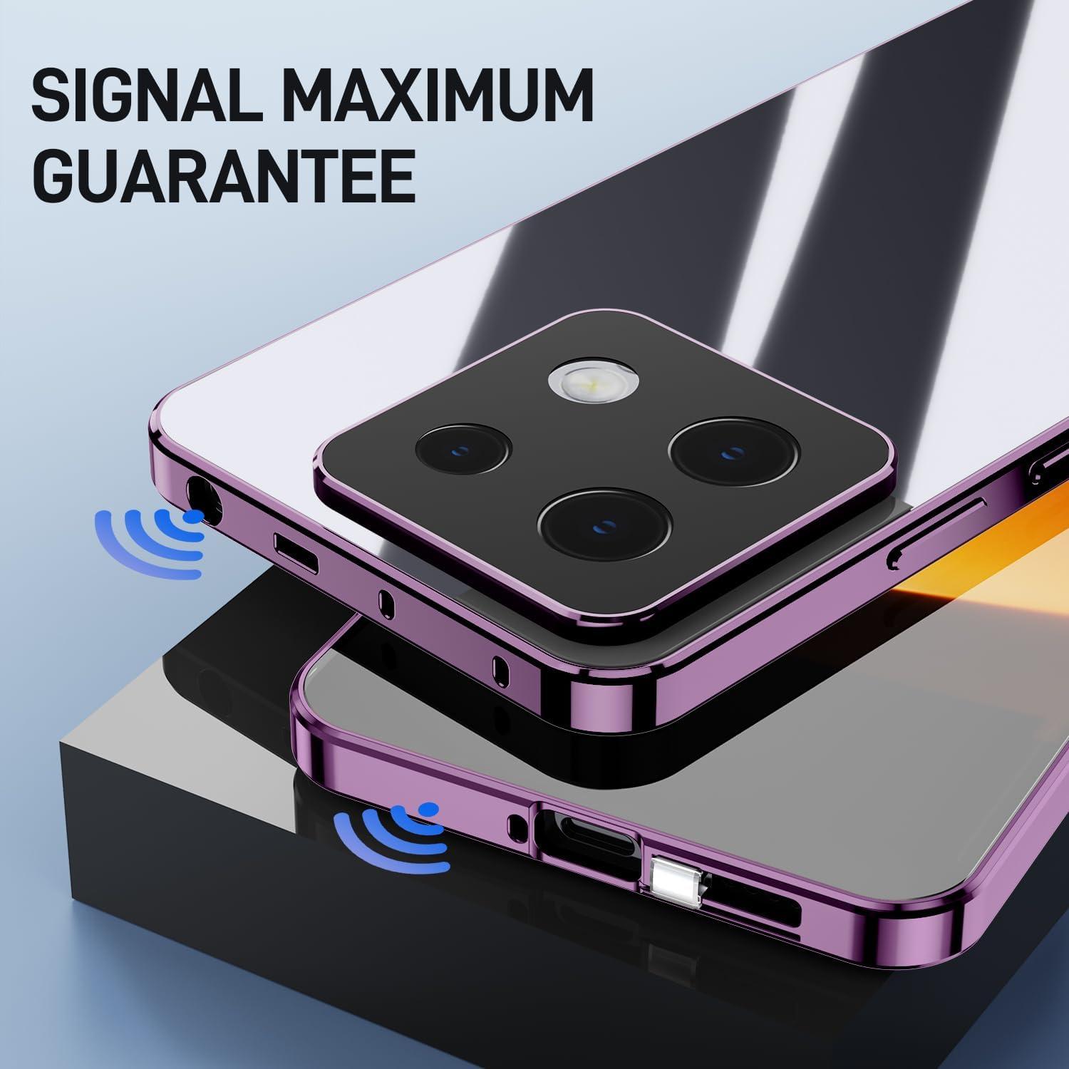 Xiaomi Redmi Note 13 Pro 5G Hülle - Magnetische Adsorption 360 Grad Schutz